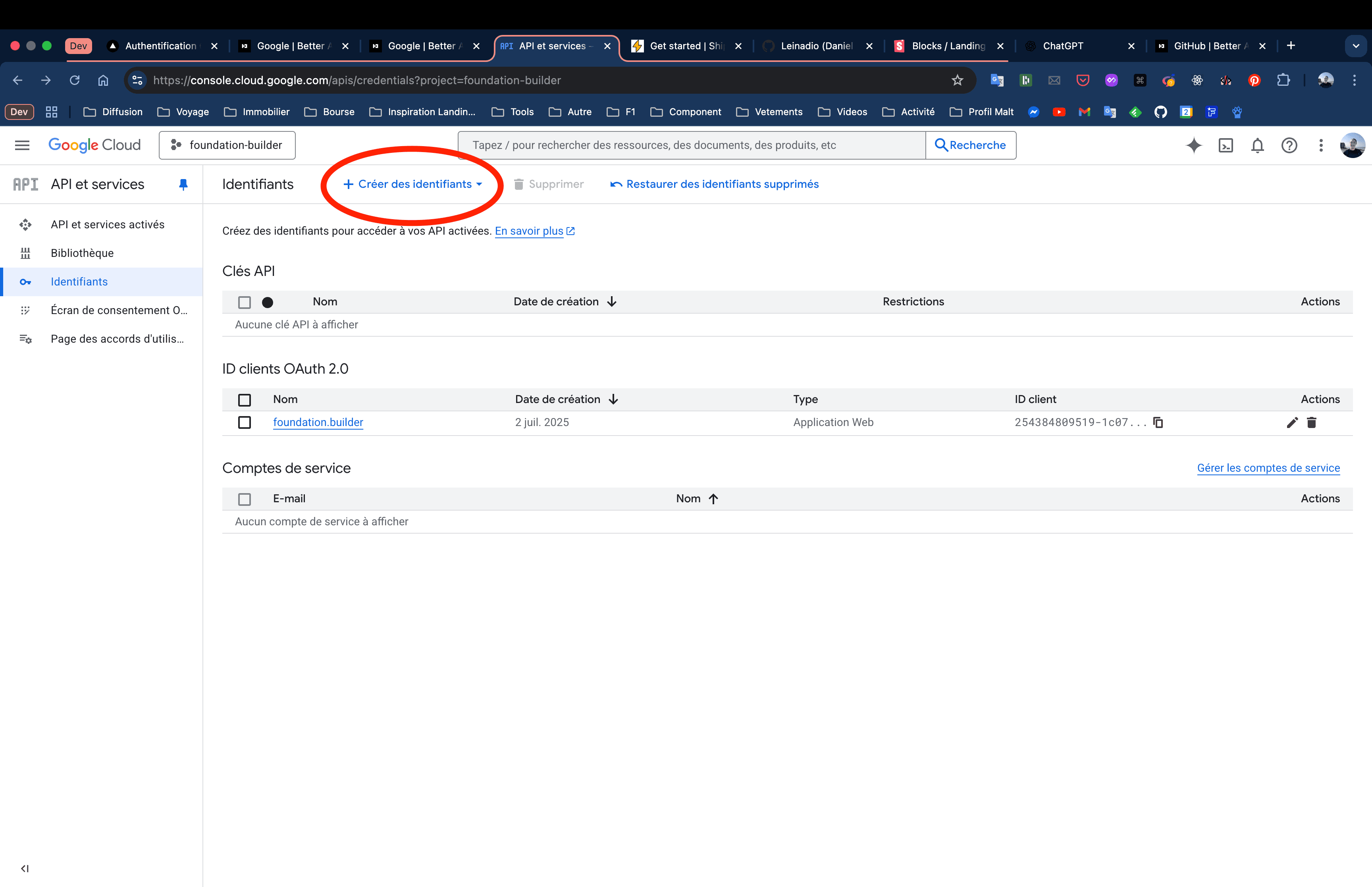 Architecture hexagonale de Foundation Builder