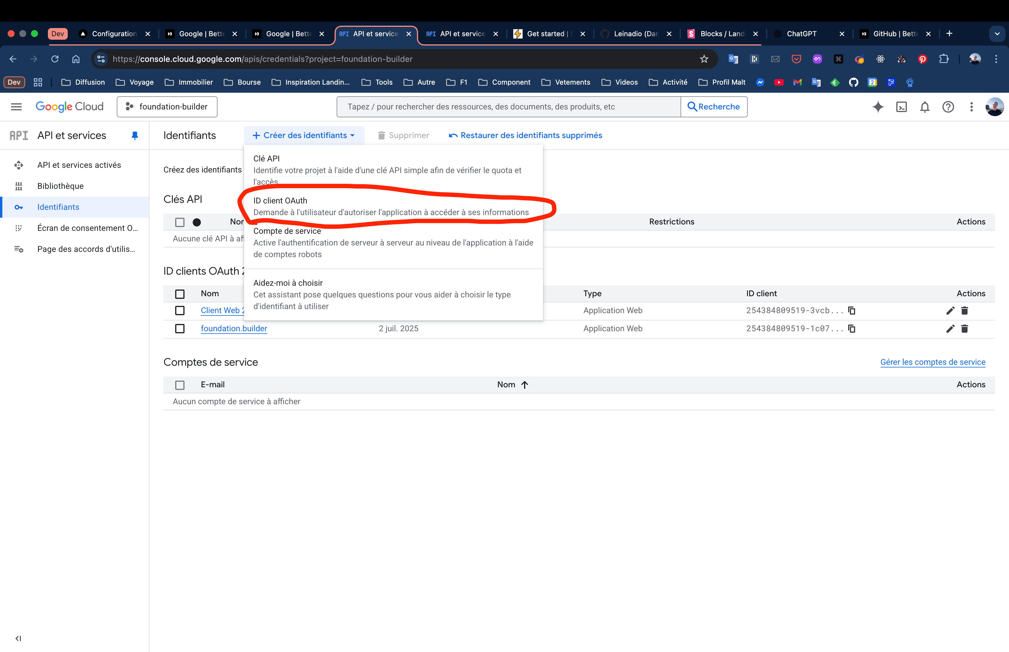 Architecture hexagonale de Foundation Builder