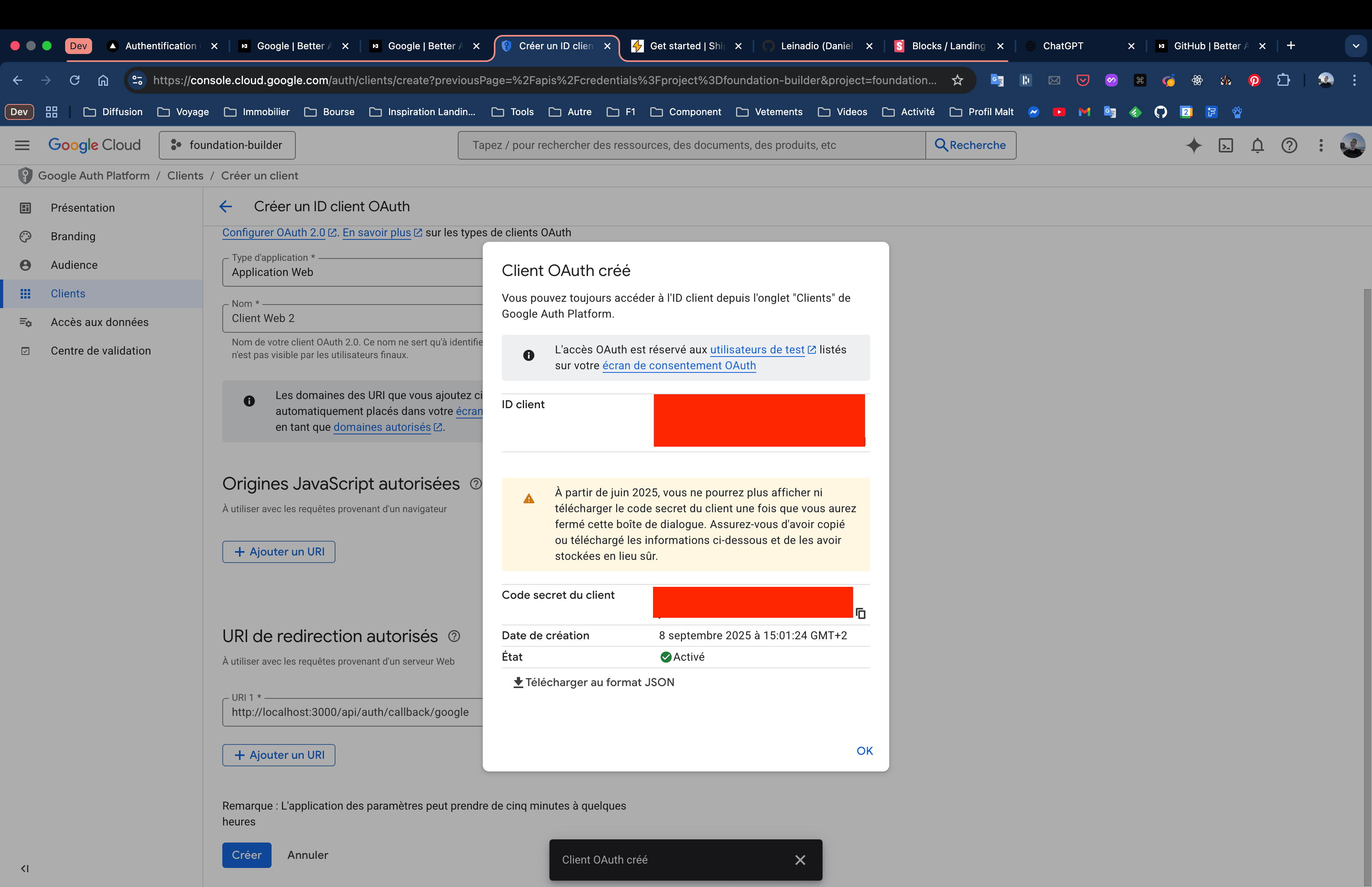 Architecture hexagonale de Foundation Builder